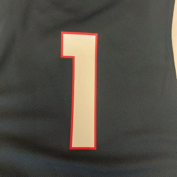 Nike Gonzaga Bulldogs Team Basketball Jersey #1 Youth Boys Size M Navy Blue - Picture 6 of 8